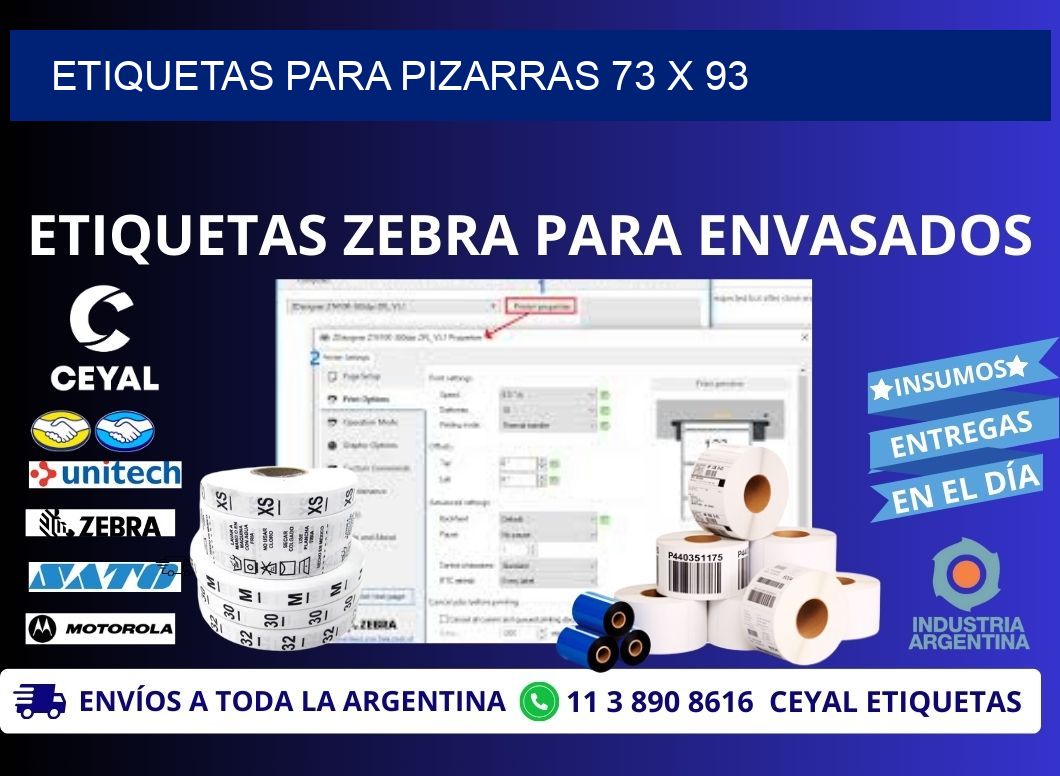 ETIQUETAS PARA PIZARRAS 73 x 93