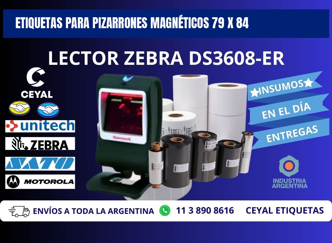 ETIQUETAS PARA PIZARRONES MAGNÉTICOS 79 x 84