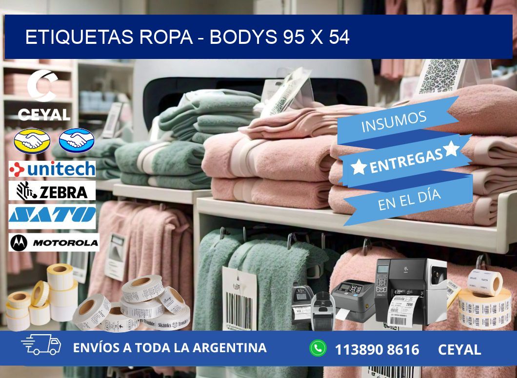 ETIQUETAS ROPA – BODYS 95 x 54