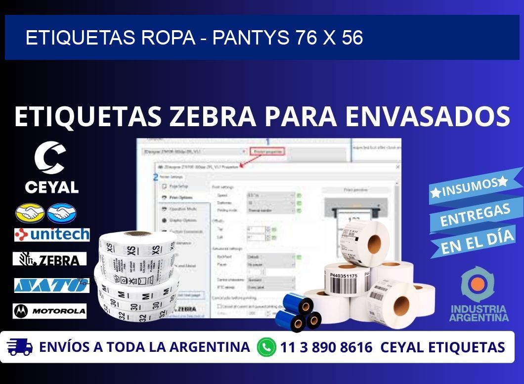 ETIQUETAS ROPA – PANTYS 76 x 56