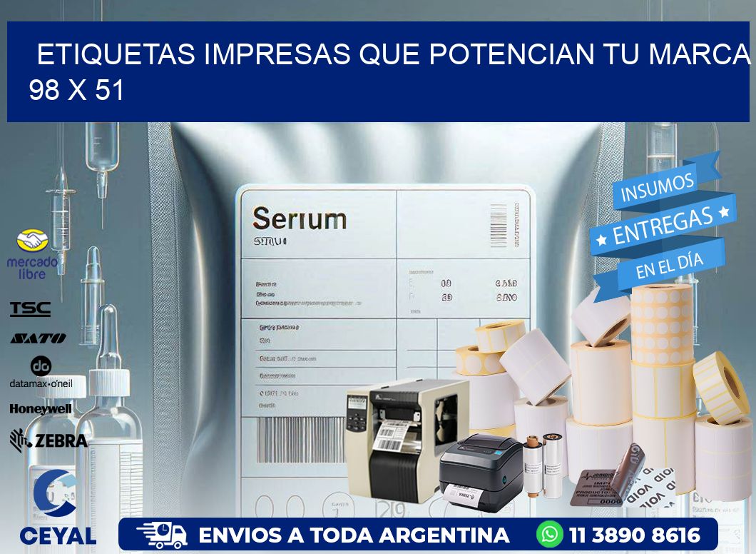 Etiquetas Impresas que Potencian tu Marca 98 x 51