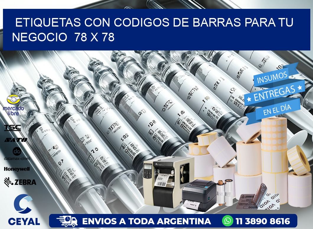 Etiquetas con Codigos de Barras para tu Negocio  78 x 78
