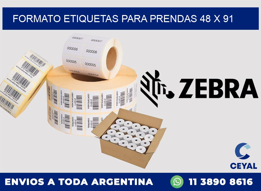 FORMATO ETIQUETAS PARA PRENDAS 48 x 91