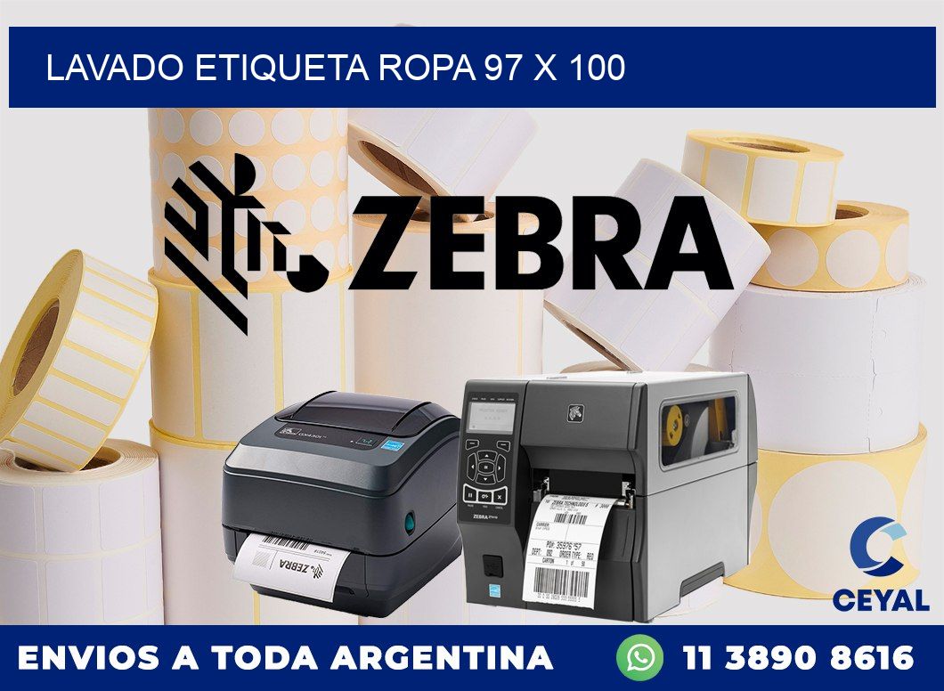 LAVADO ETIQUETA ROPA 97 x 100