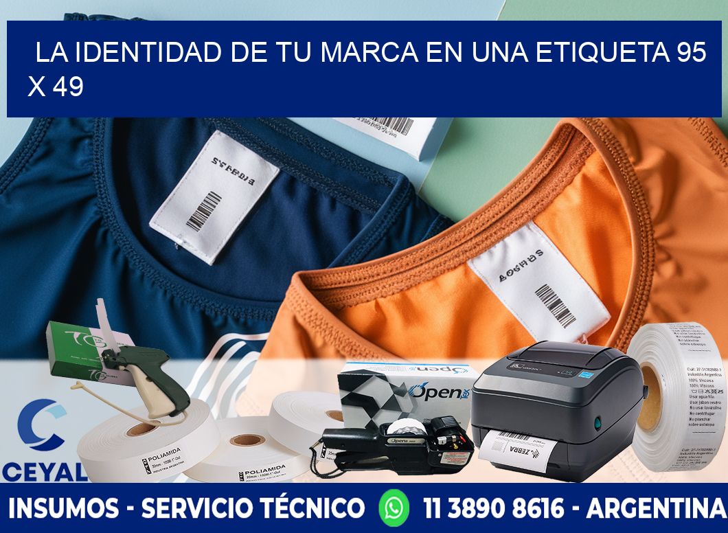 La Identidad de tu Marca en una Etiqueta 95 x 49