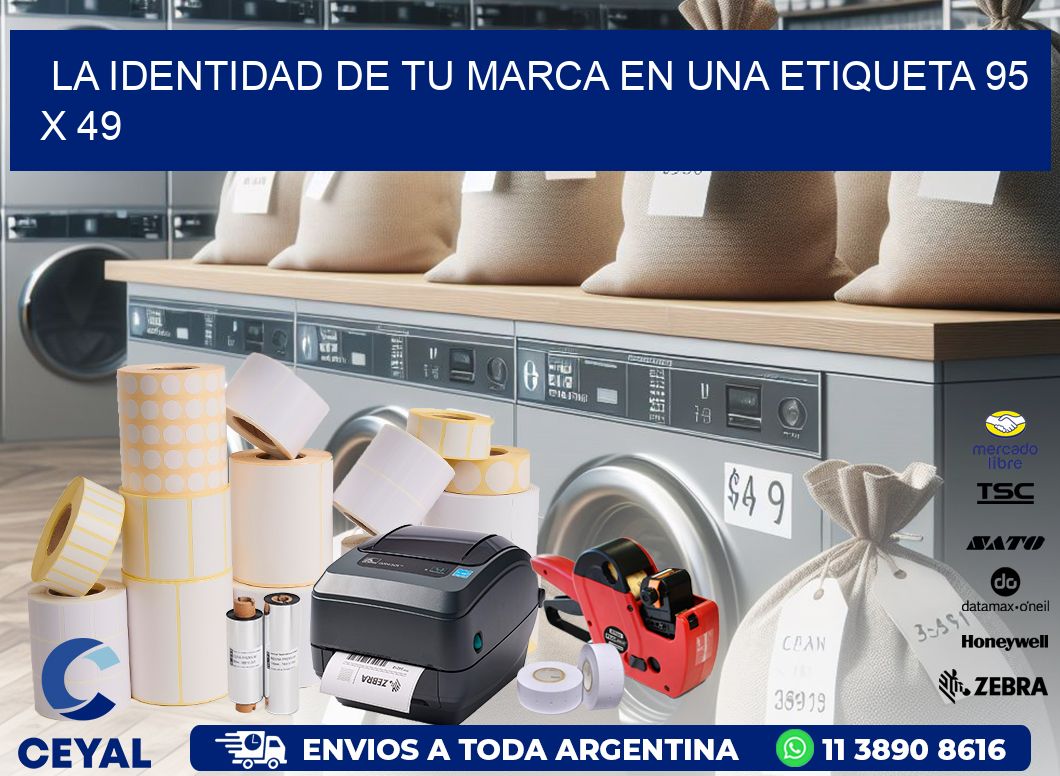 La Identidad de tu Marca en una Etiqueta 95 x 49