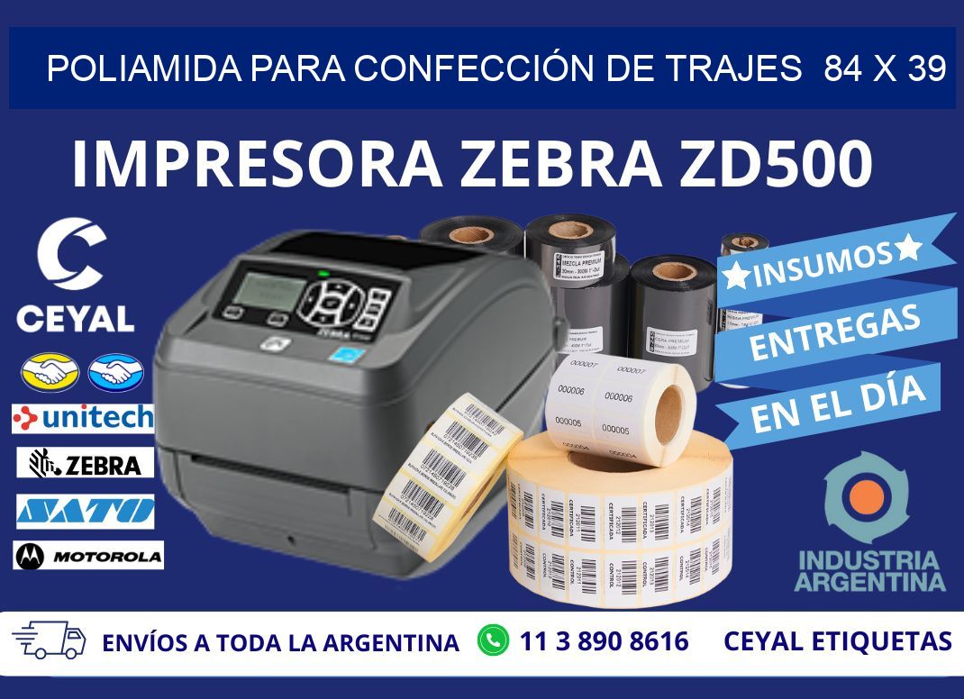 POLIAMIDA PARA CONFECCIÓN DE TRAJES  84 x 39