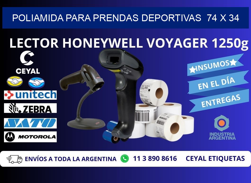 POLIAMIDA PARA PRENDAS DEPORTIVAS  74 x 34