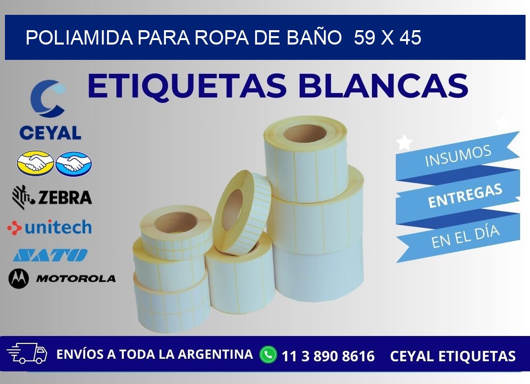 POLIAMIDA PARA ROPA DE BAÑO  59 x 45