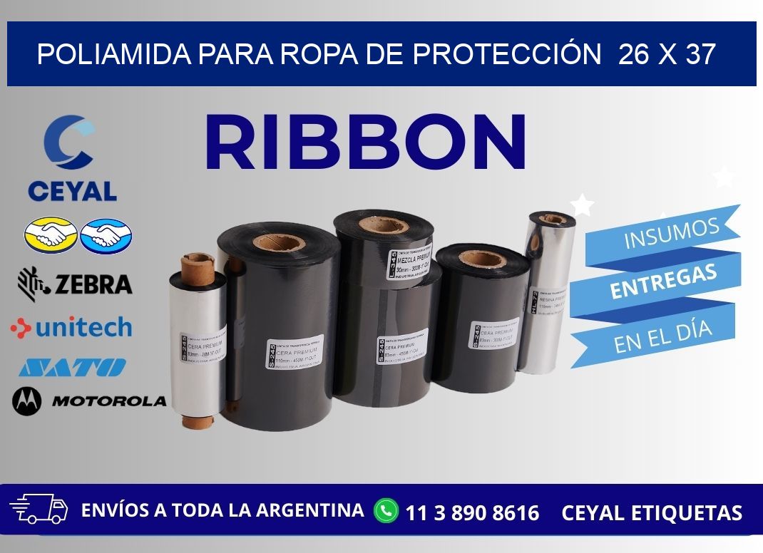 POLIAMIDA PARA ROPA DE PROTECCIÓN  26 x 37