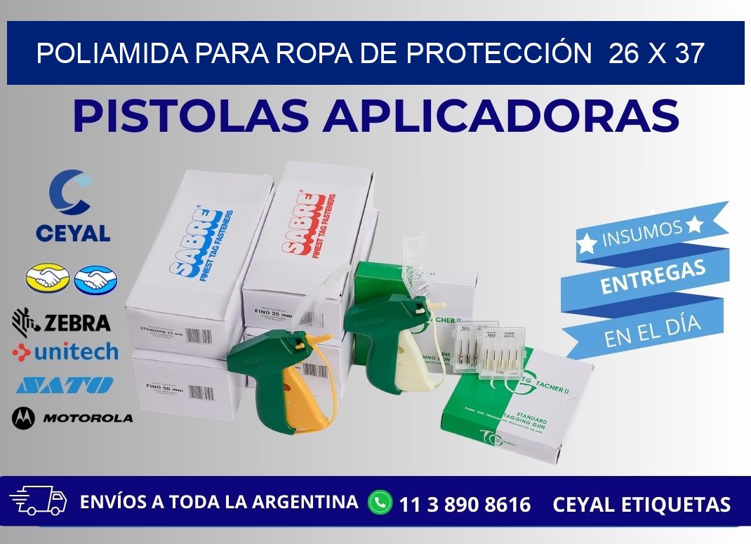 POLIAMIDA PARA ROPA DE PROTECCIÓN  26 x 37