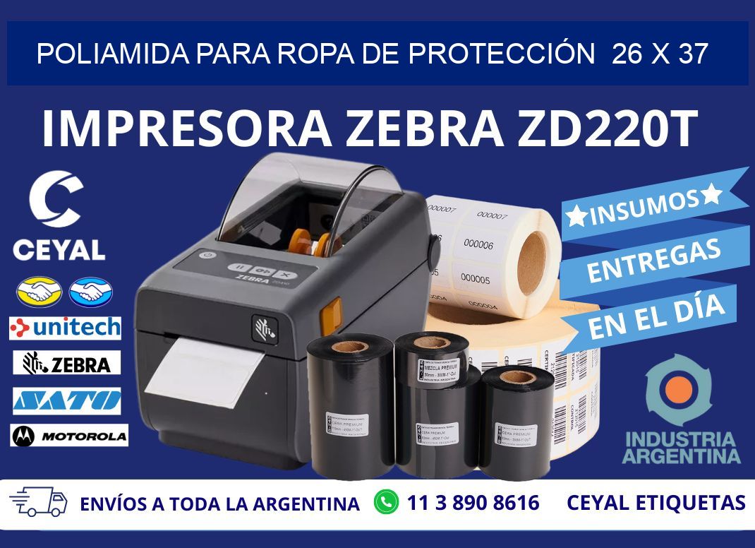 POLIAMIDA PARA ROPA DE PROTECCIÓN  26 x 37