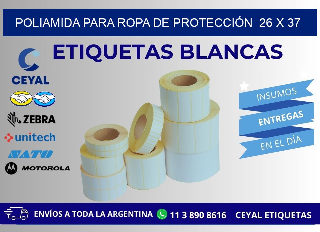 POLIAMIDA PARA ROPA DE PROTECCIÓN  26 x 37