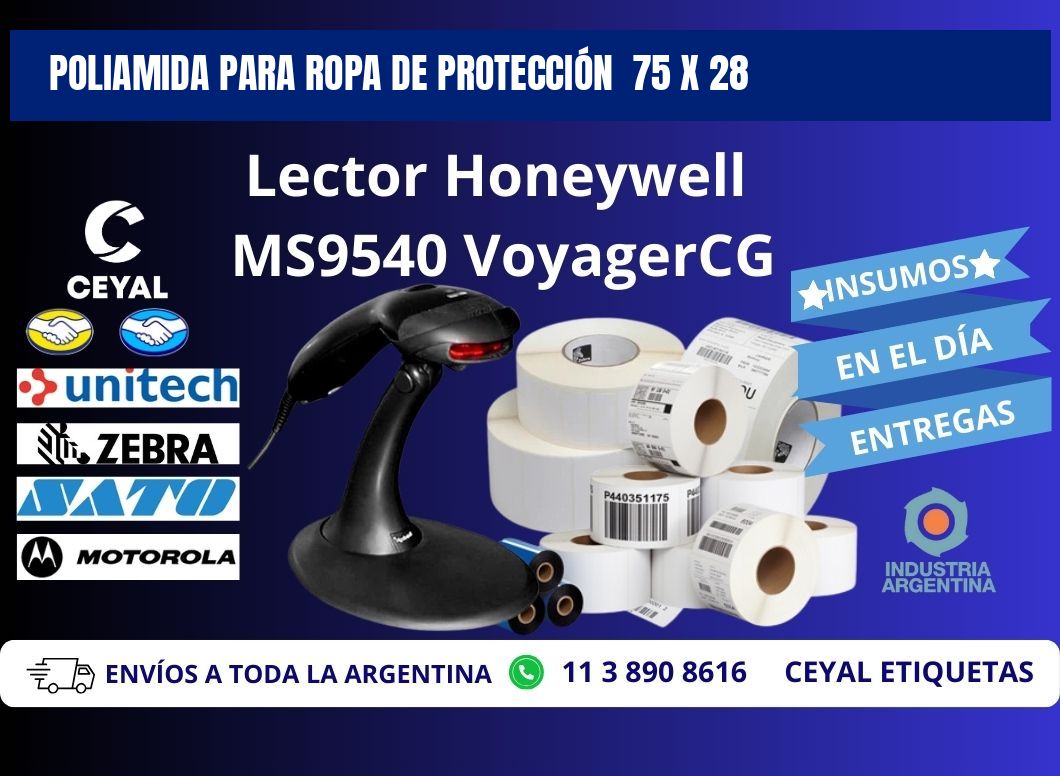 POLIAMIDA PARA ROPA DE PROTECCIÓN  75 x 28