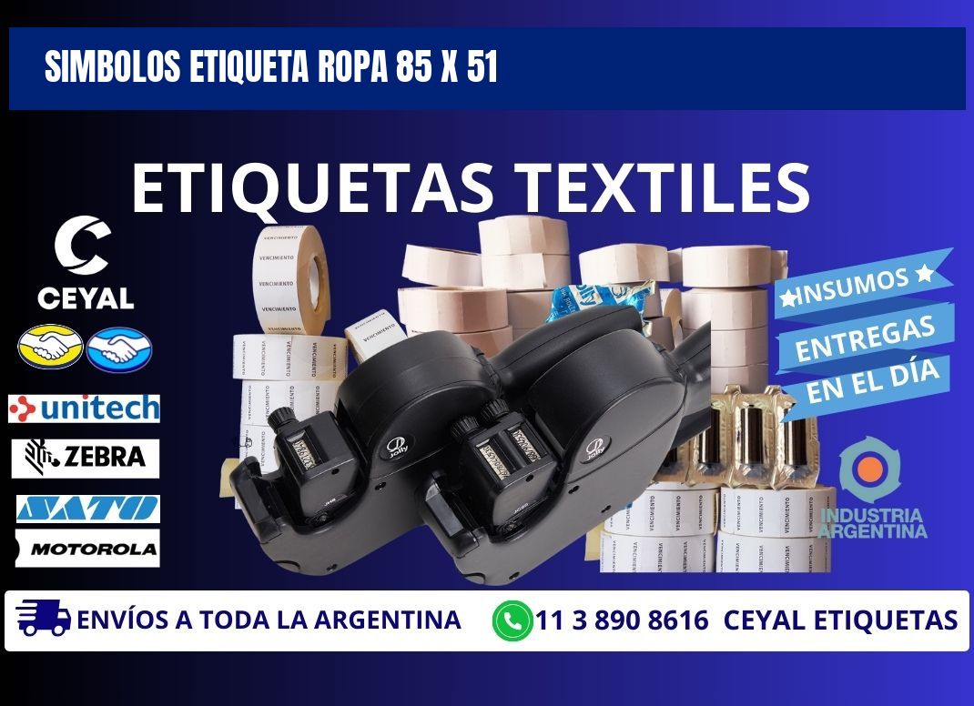 SIMBOLOS ETIQUETA ROPA 85 x 51