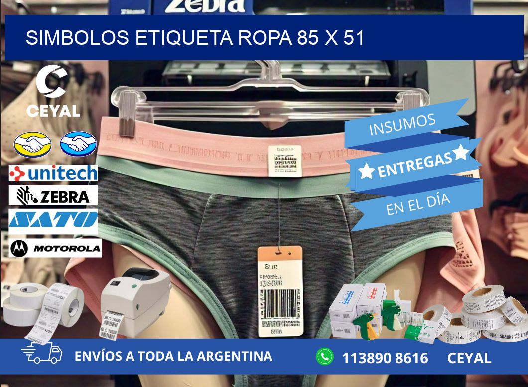 SIMBOLOS ETIQUETA ROPA 85 x 51