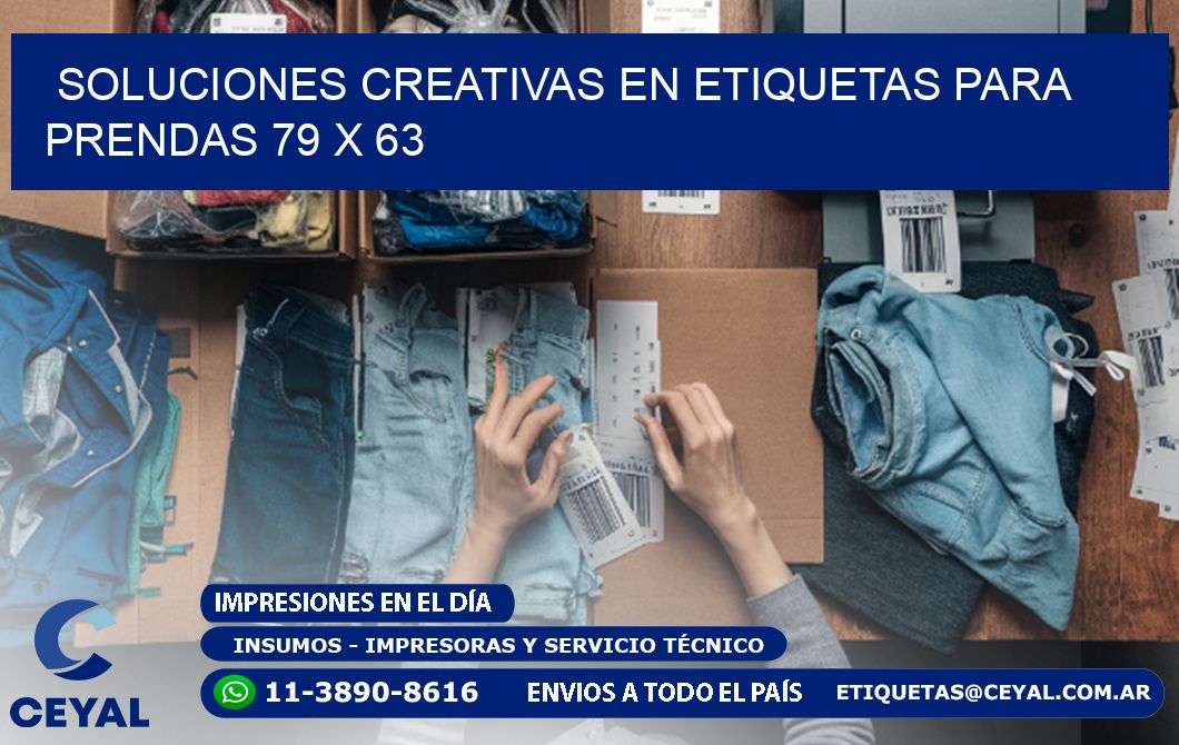 Soluciones Creativas en Etiquetas para Prendas 79 x 63