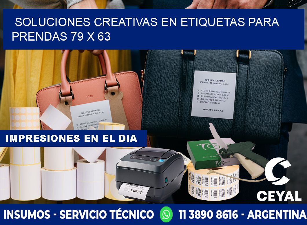 Soluciones Creativas en Etiquetas para Prendas 79 x 63