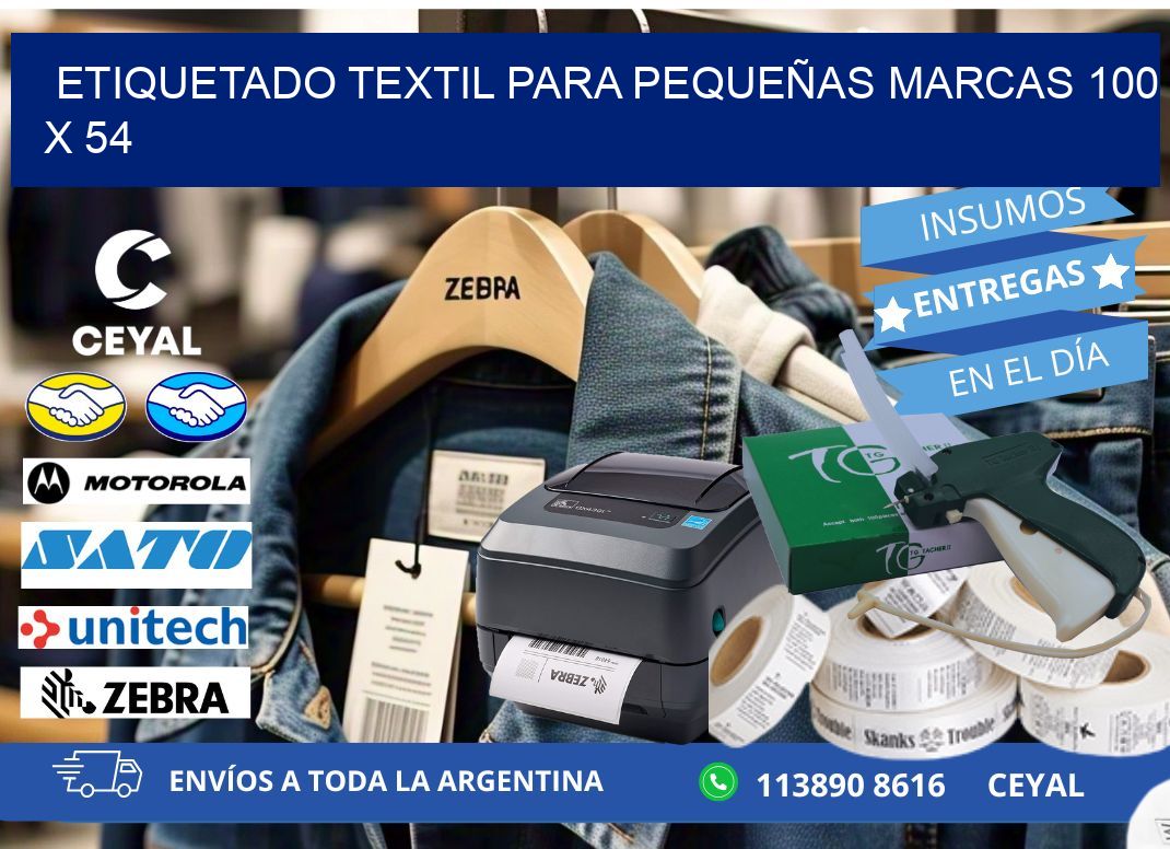 ETIQUETADO TEXTIL PARA PEQUEÑAS MARCAS 100 x 54