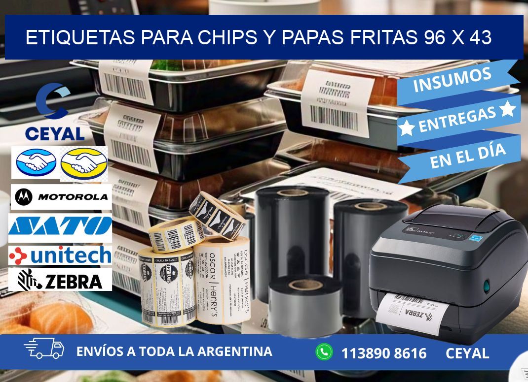 ETIQUETAS PARA CHIPS Y PAPAS FRITAS 96 x 43