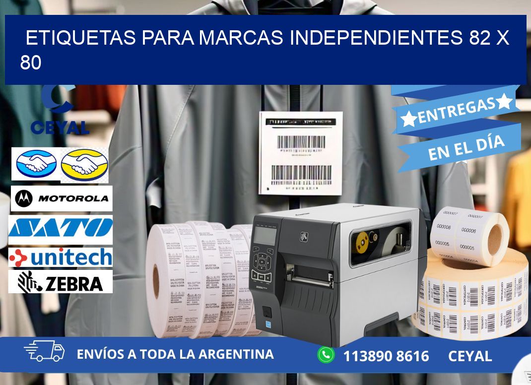 ETIQUETAS PARA MARCAS INDEPENDIENTES 82 x 80