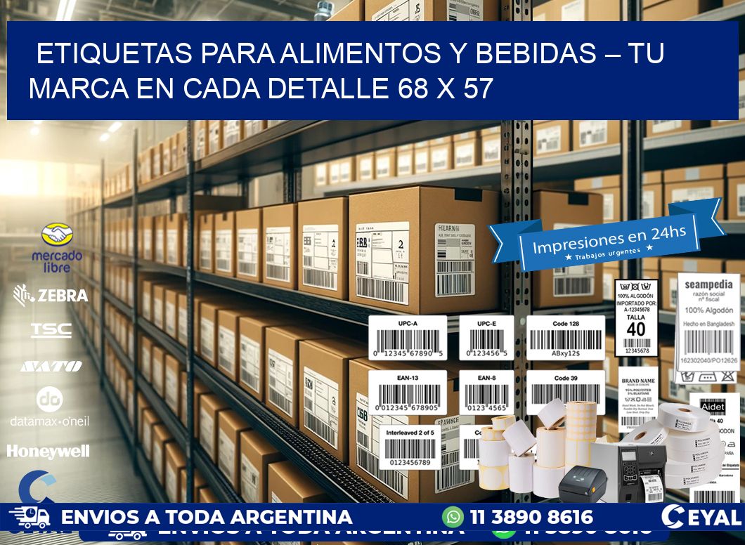 Etiquetas para Alimentos y Bebidas – Tu Marca en Cada Detalle 68 x 57