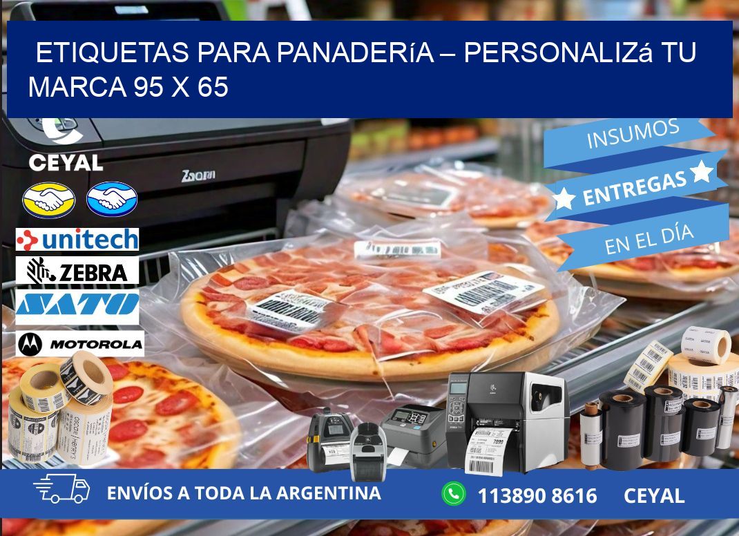 Etiquetas para panadería – Personalizá tu marca 95 x 65