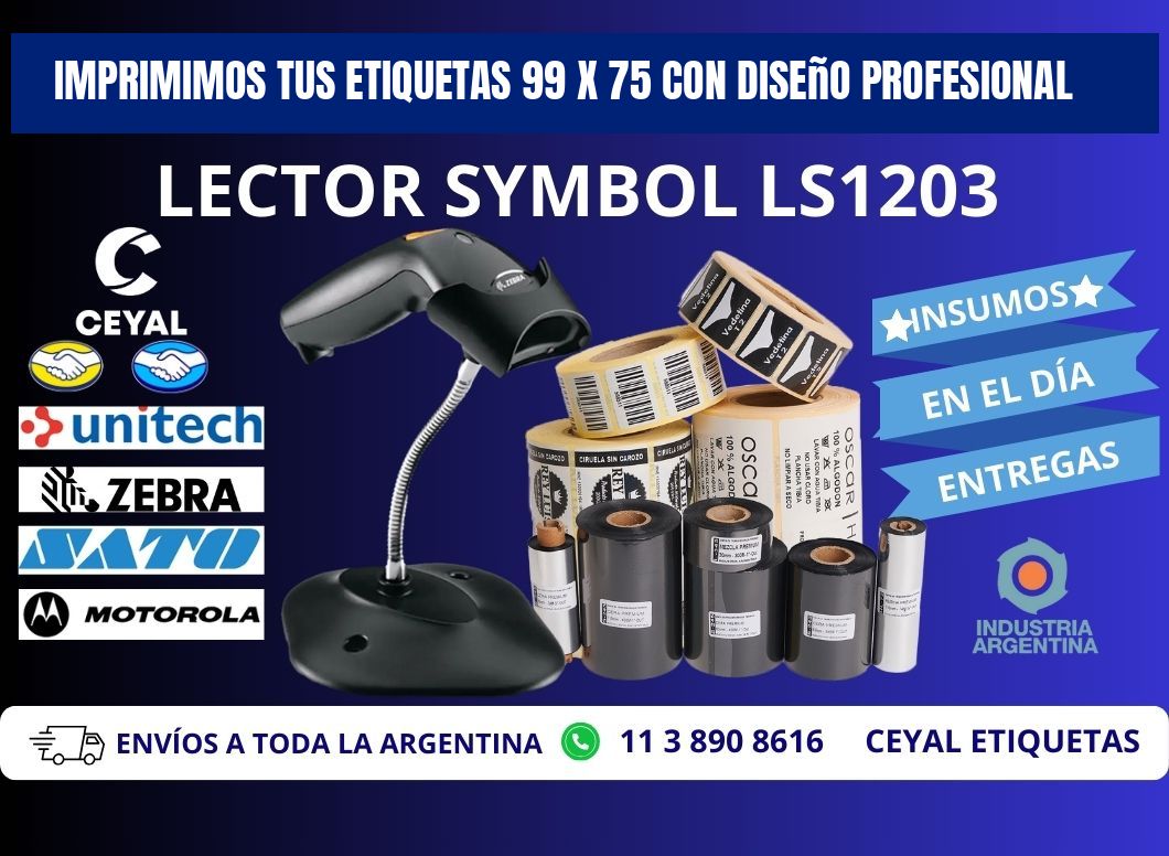 Imprimimos tus Etiquetas 99 x 75 con Diseño Profesional