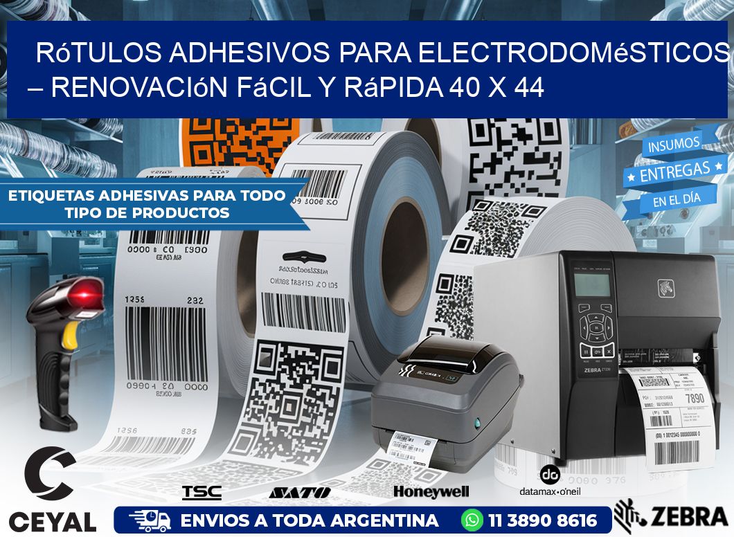 Rótulos Adhesivos para Electrodomésticos – Renovación Fácil y Rápida 40 x 44