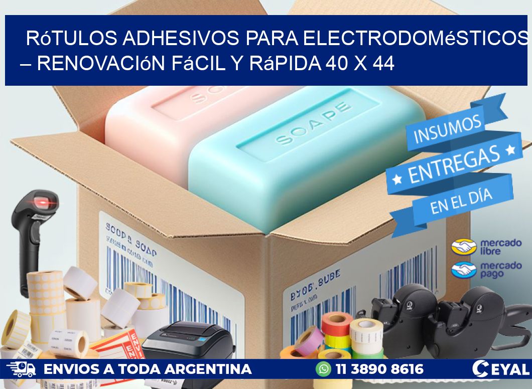 Rótulos Adhesivos para Electrodomésticos – Renovación Fácil y Rápida 40 x 44