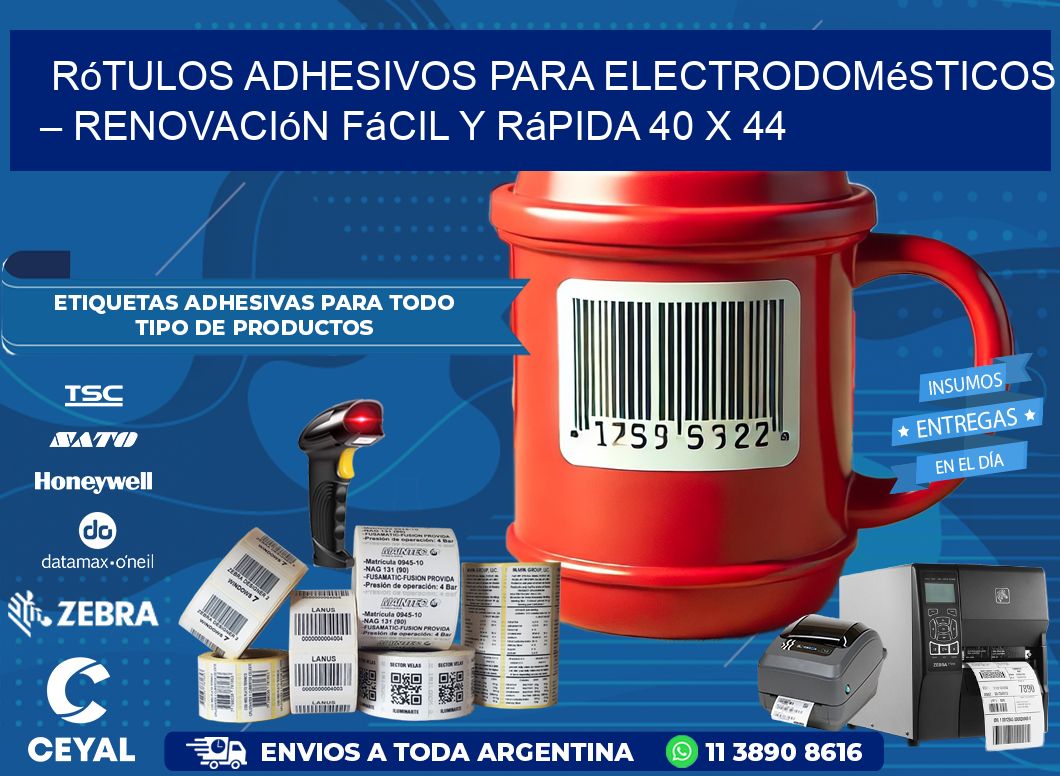 Rótulos Adhesivos para Electrodomésticos – Renovación Fácil y Rápida 40 x 44