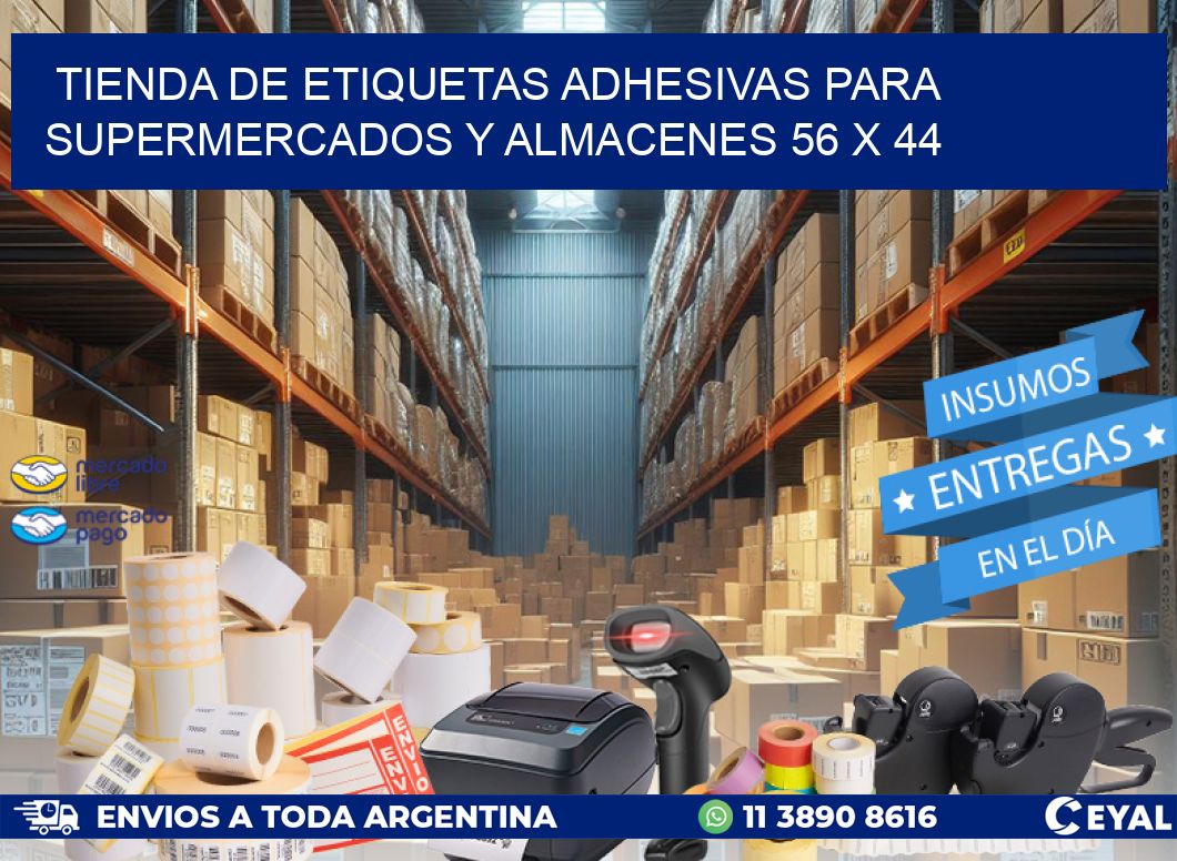 Tienda de Etiquetas Adhesivas para Supermercados y Almacenes 56 x 44