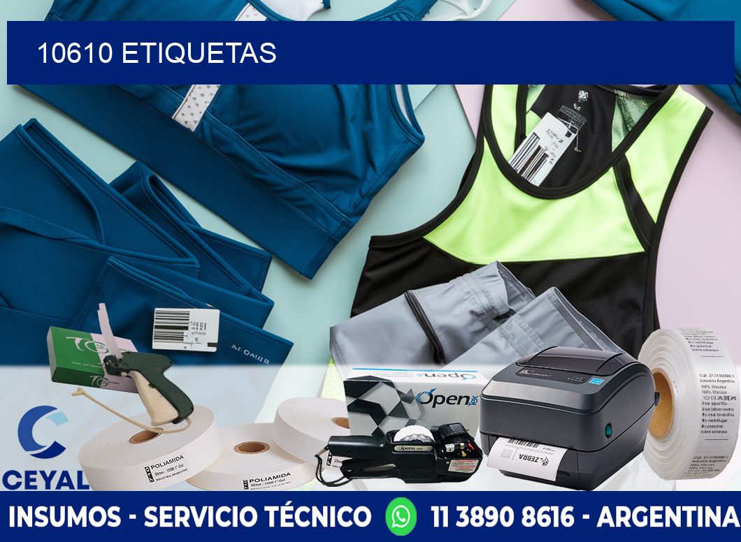 10610 ETIQUETAS