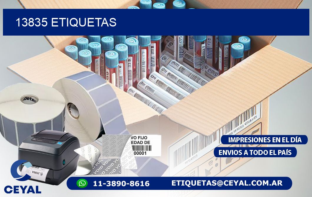 13835 ETIQUETAS