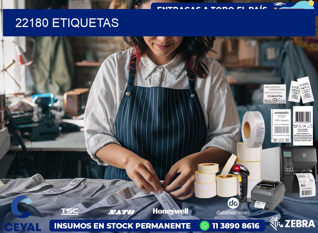 22180 ETIQUETAS