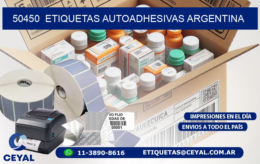 50450  Etiquetas Autoadhesivas Argentina