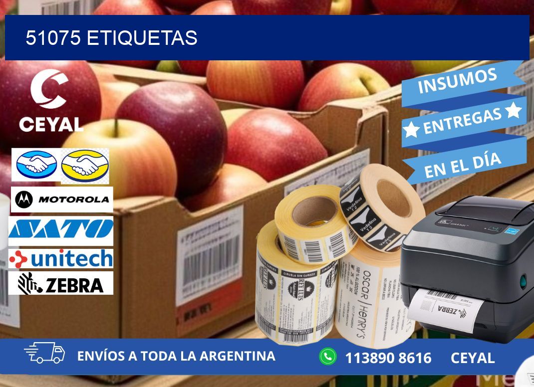 51075 ETIQUETAS