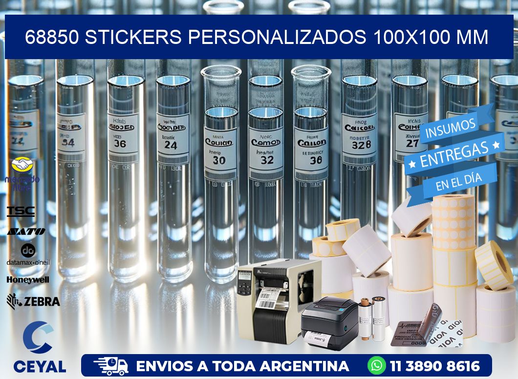 68850 STICKERS PERSONALIZADOS 100×100 mm