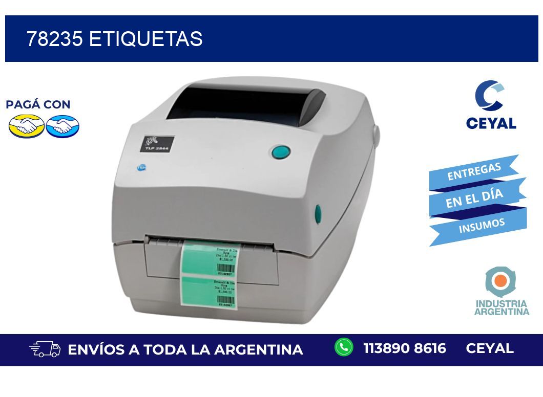 78235 ETIQUETAS