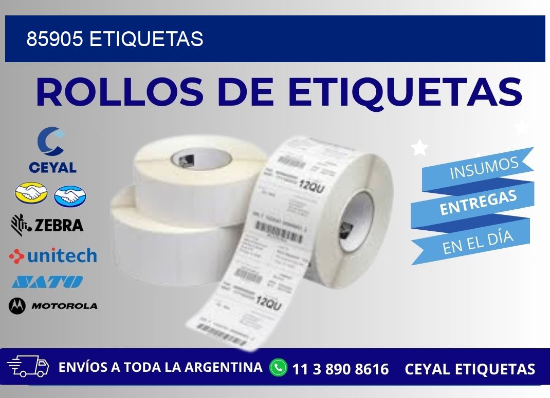 85905 ETIQUETAS