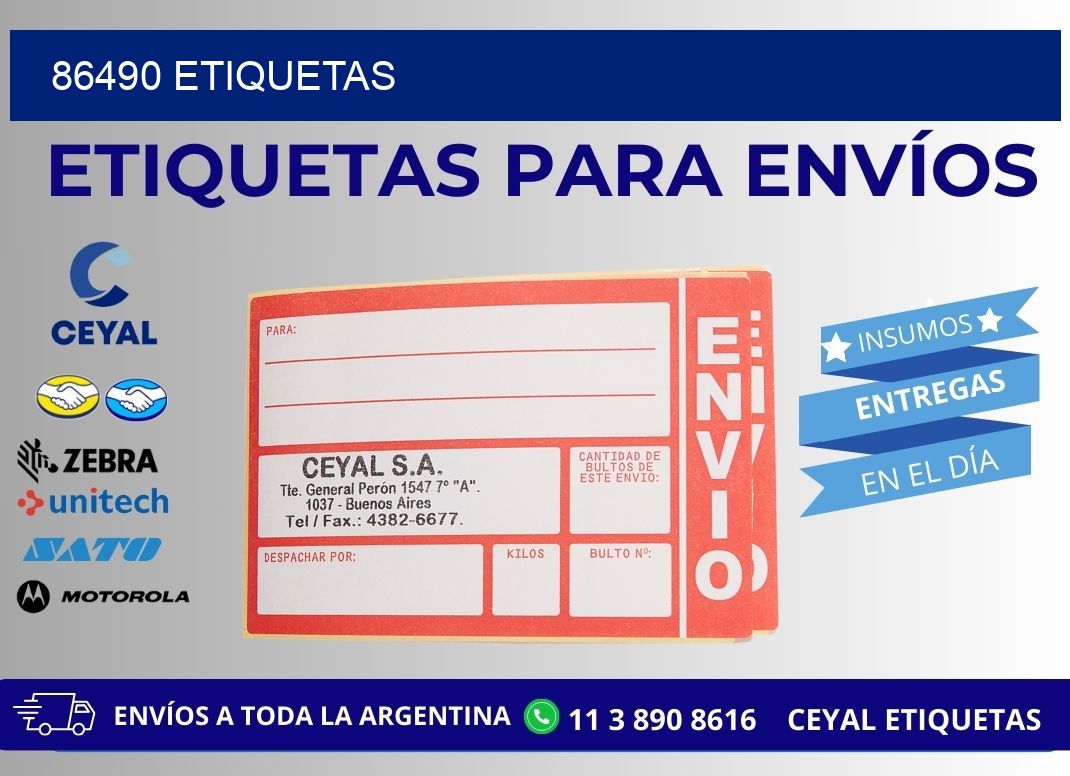 86490 ETIQUETAS