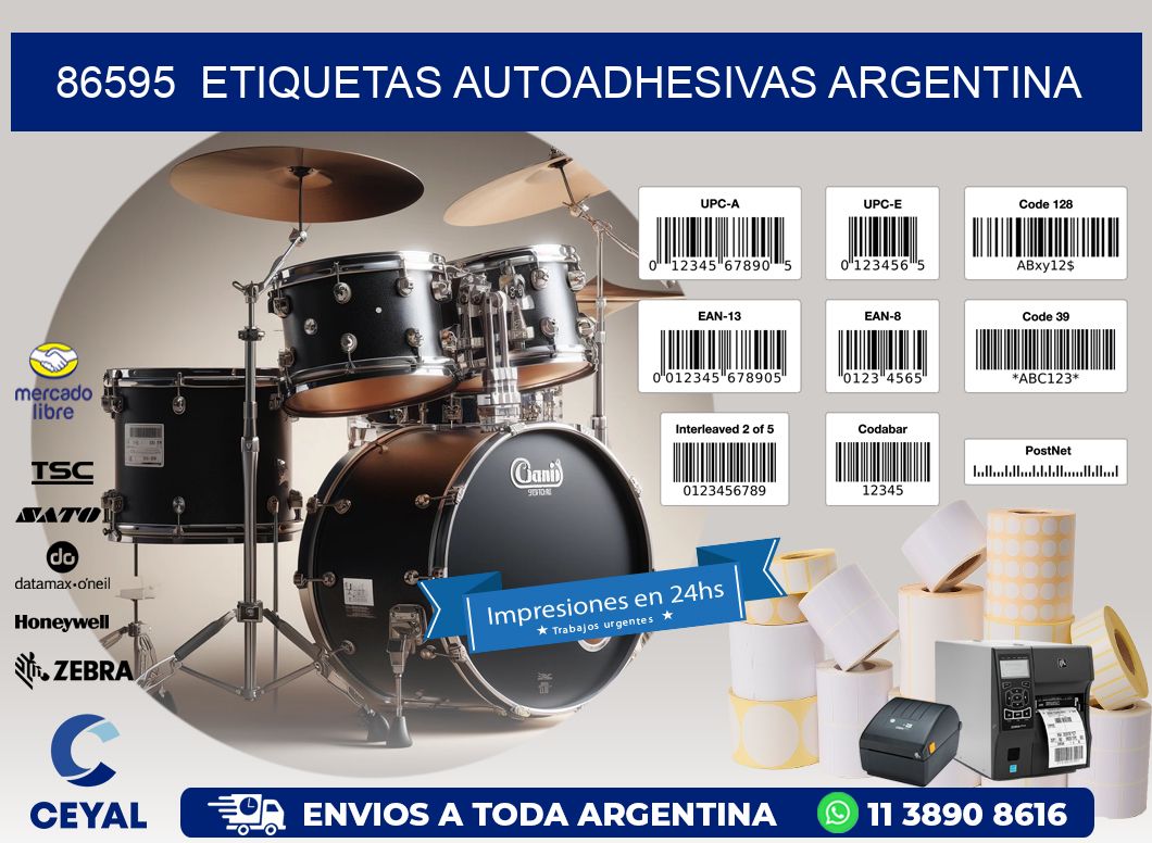 86595  Etiquetas Autoadhesivas Argentina