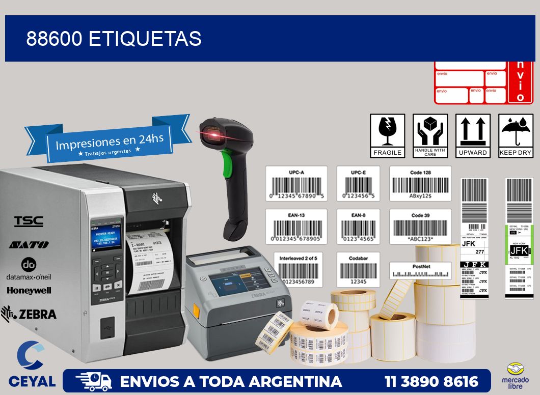 88600 ETIQUETAS