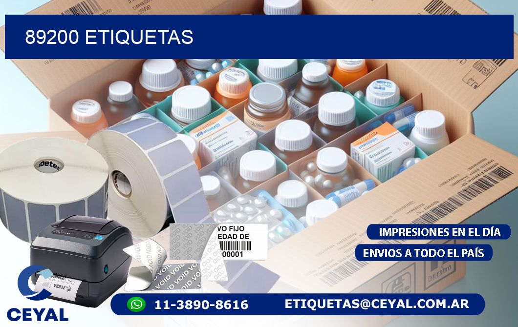 89200 ETIQUETAS
