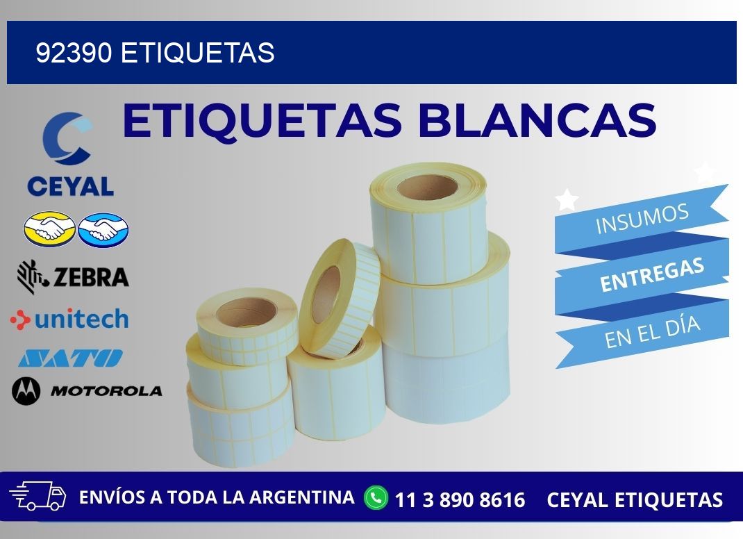 92390 ETIQUETAS