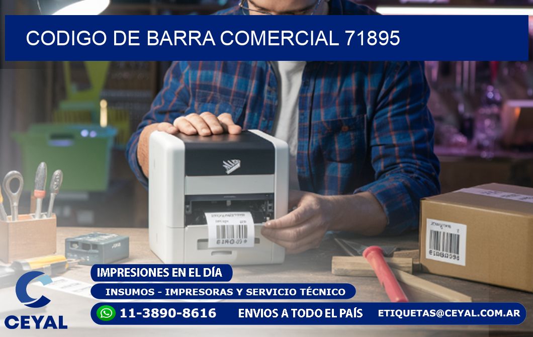 CODIGO DE BARRA COMERCIAL 71895