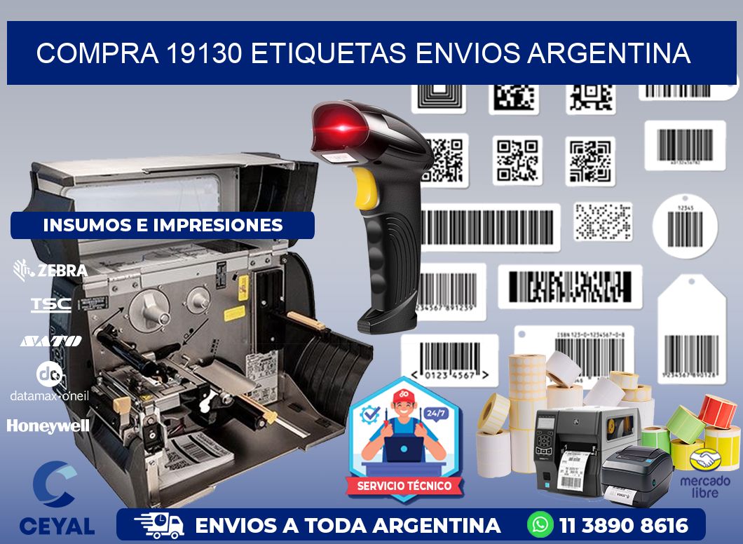 COMPRA 19130 ETIQUETAS ENVIOS ARGENTINA