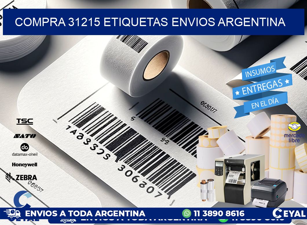 COMPRA 31215 ETIQUETAS ENVIOS ARGENTINA