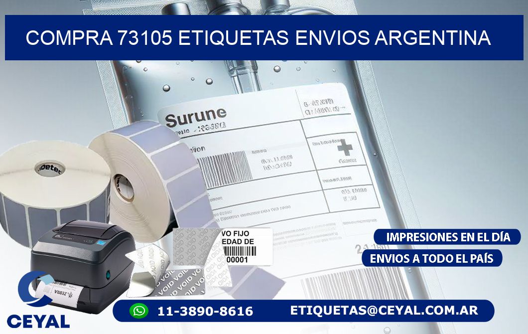 COMPRA 73105 ETIQUETAS ENVIOS ARGENTINA