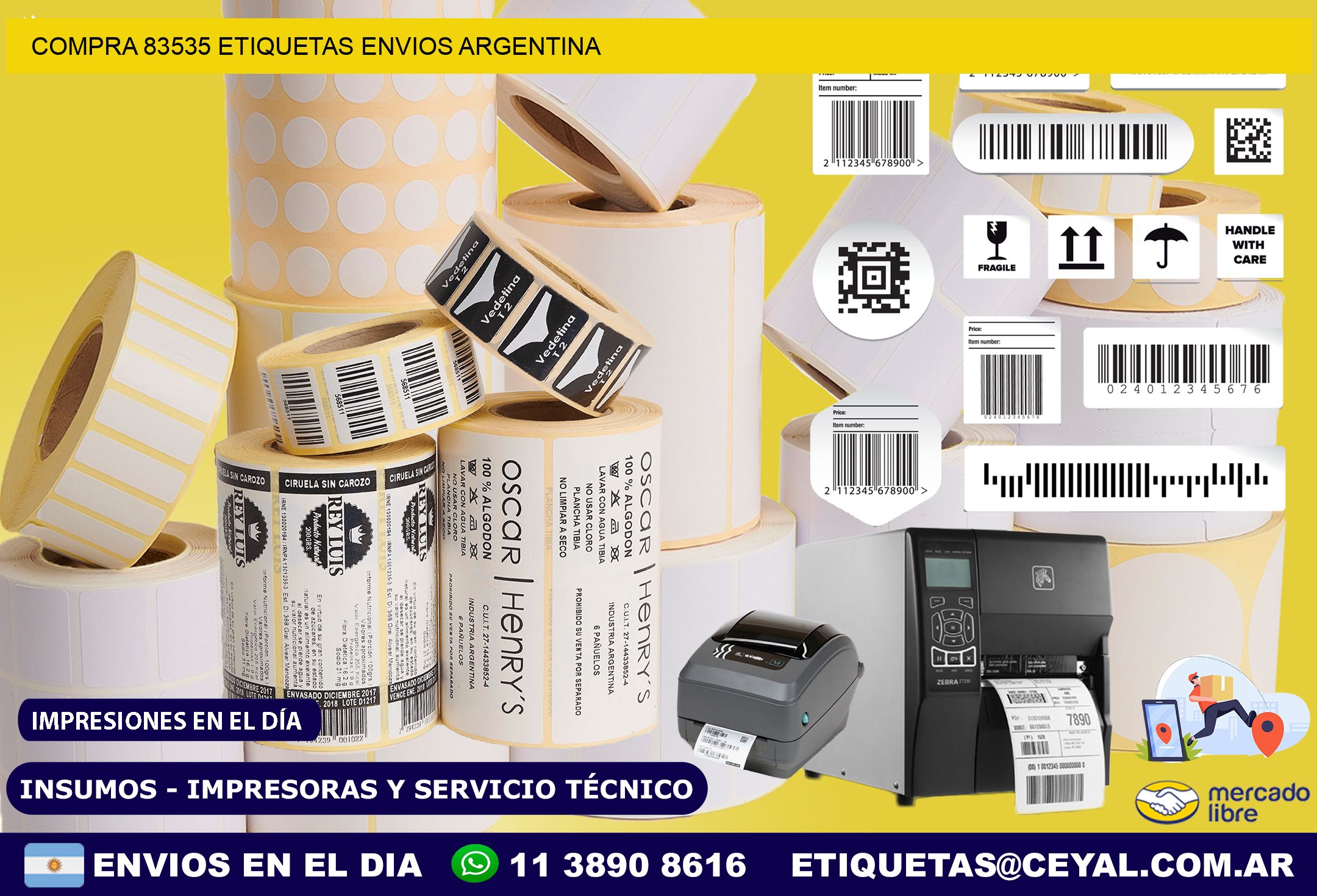 COMPRA 83535 ETIQUETAS ENVIOS ARGENTINA